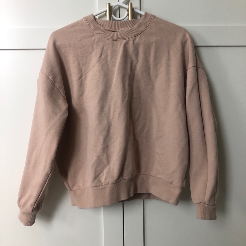 Madewell Crewneck Sweatshirt in Blush